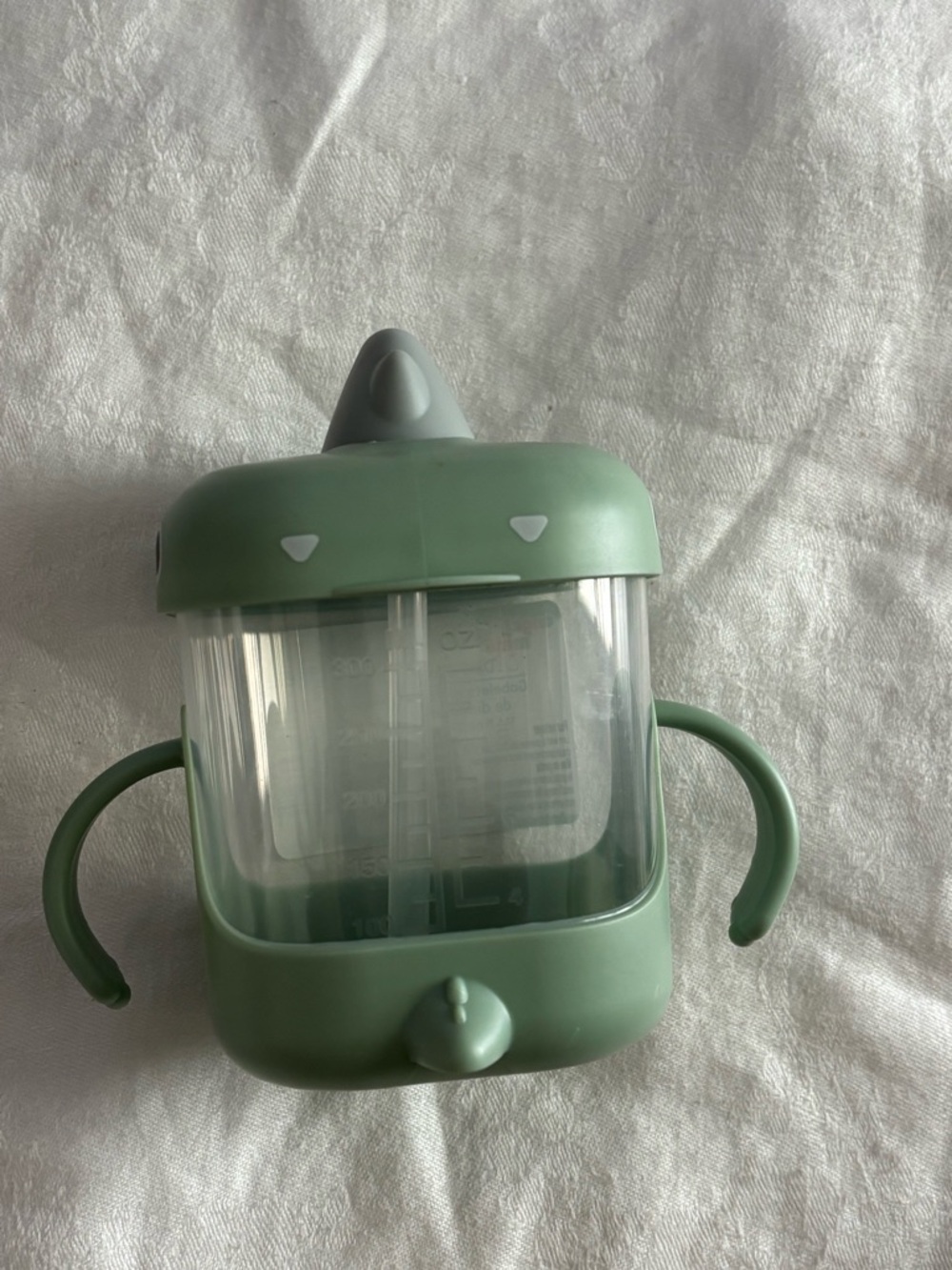 Green Dinosaur Sippy Cup with Handles